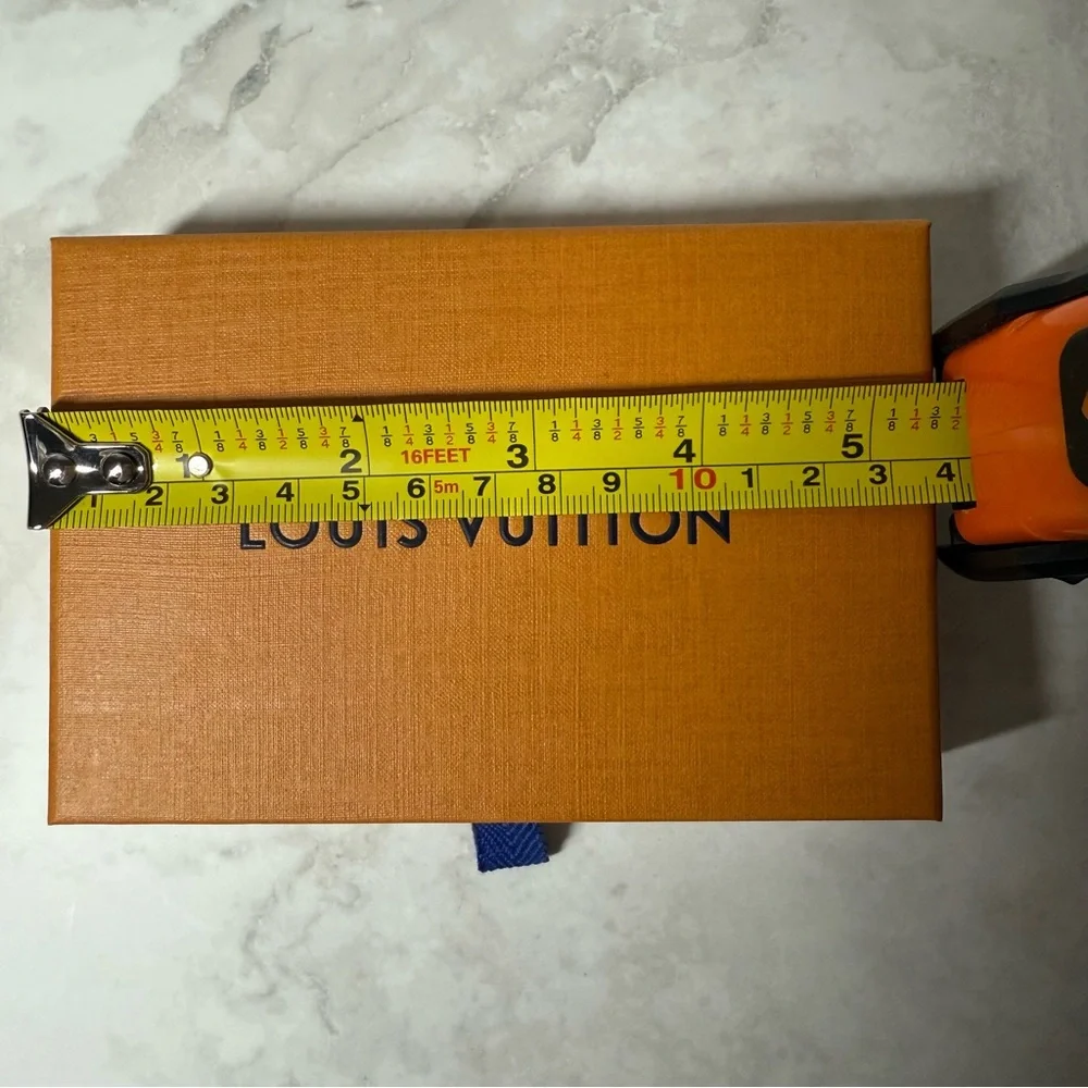 Louis Vuitton | Small Storage Box w/ Ribbon | Orange | 1.1